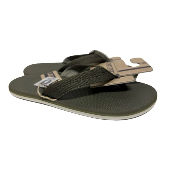 NEW Hari Mari Dunes Mens Size 11 Forest Green Waterproof & Boat Safe Flip Flops main image 6